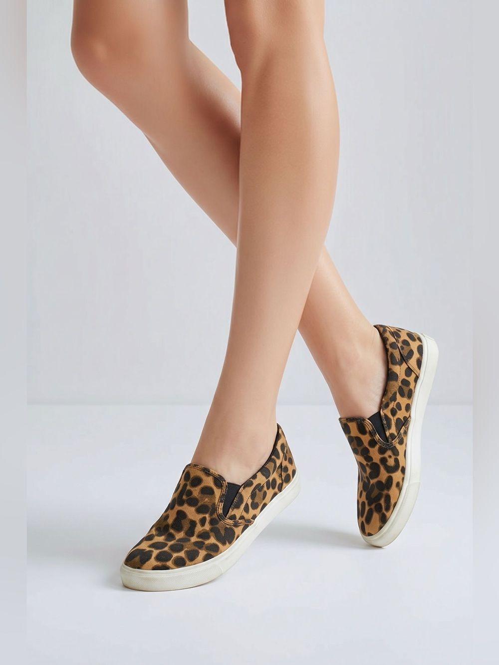 A New Day Woman’s Leopard Print Slip-On Sneakers